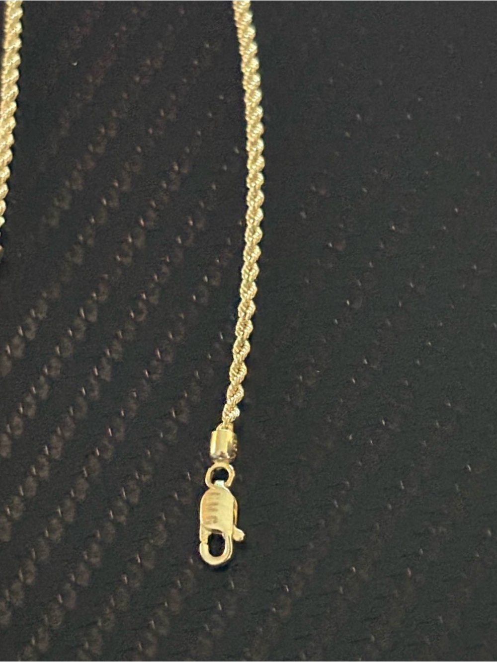 1.7mm 8” 10k gold bracelet